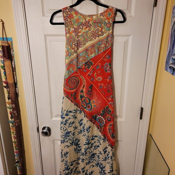 Free People Rare Festival Boho Bright Tank Dress 7 - Picture 4 of 8